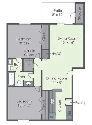 Floor plan 2X1