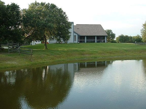 Rear of home, looking north from dressage ring.