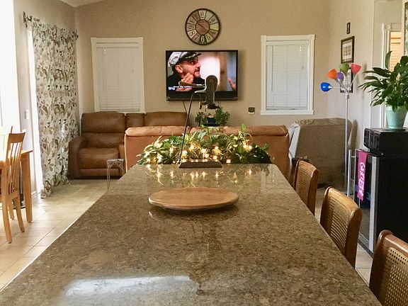 Kitchen looking toward den -