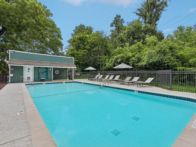 Outdoor Pool at The Annaline Apartments in Nashville, TN 37217