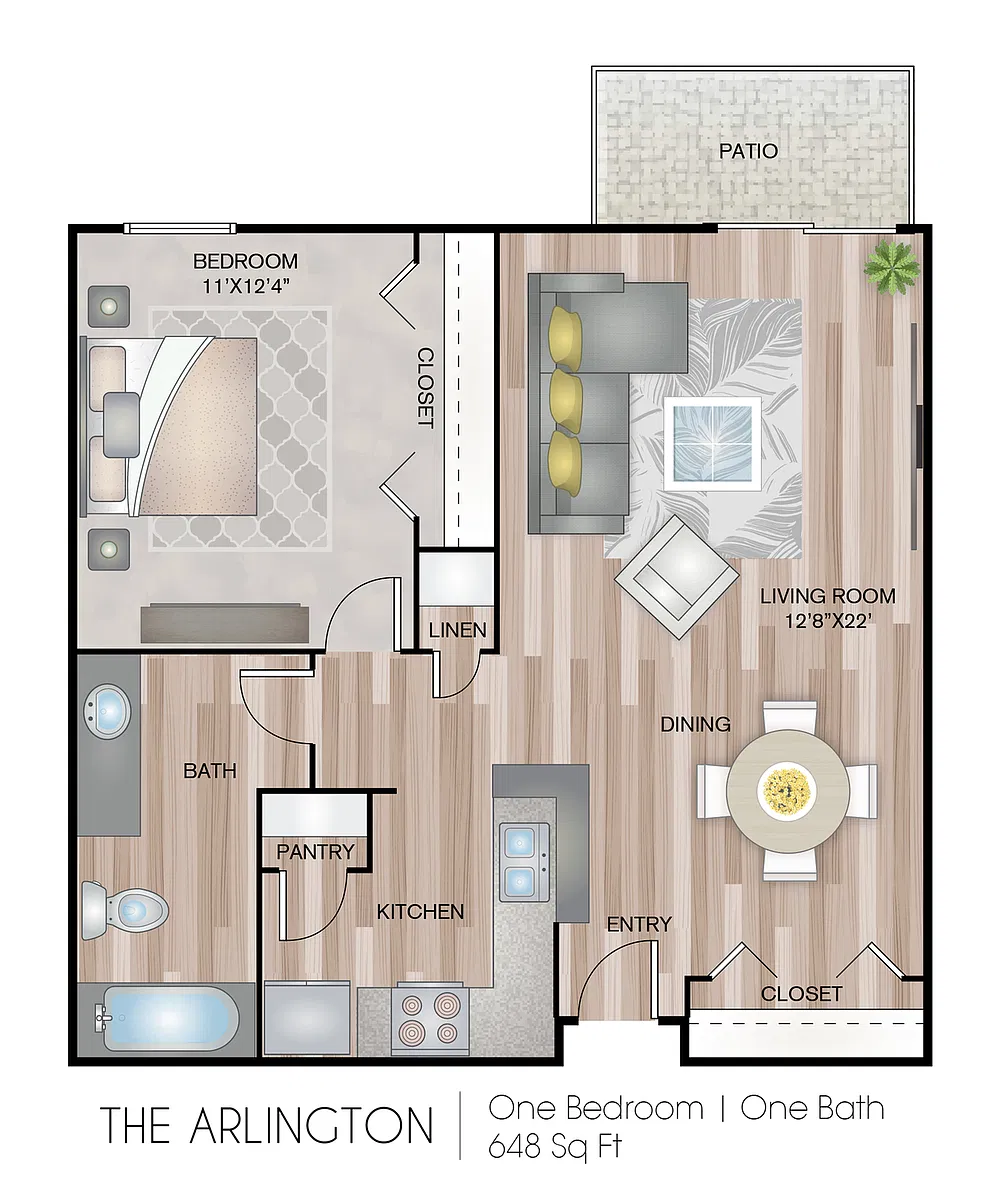 Floor plan The Arlington
