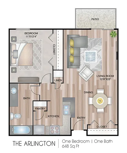 Floor plan The Arlington