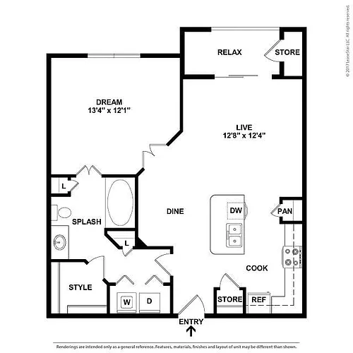 Floor plan A2-A