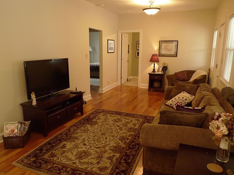 Great Room with Gleaming Hardwood Floors