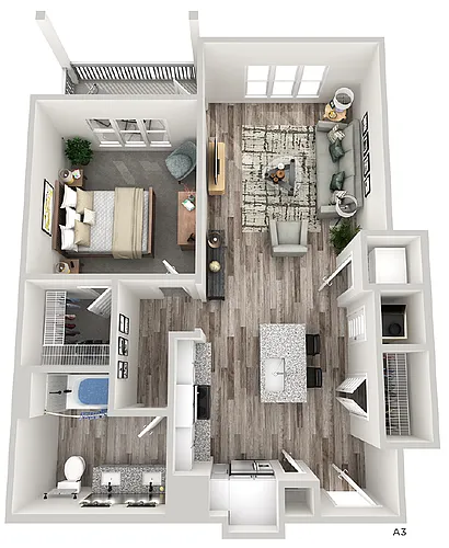 Floor plan A1D