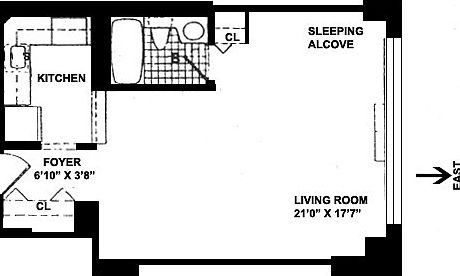 2nd image of 215 W 95th St APT 2P