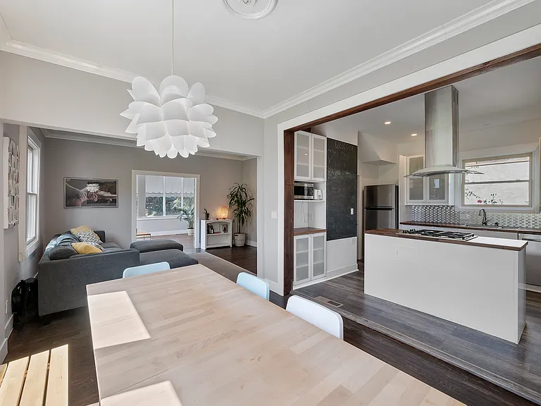 Kitchen and dining room