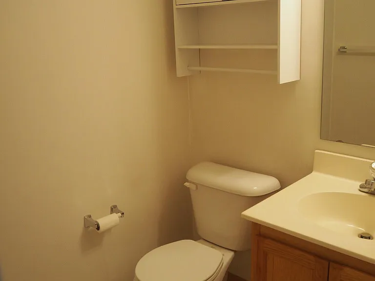 Half bath off the kitchen is convenient!