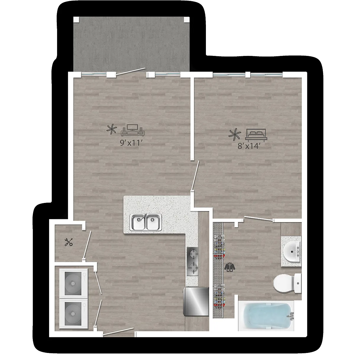 Floor plan A1