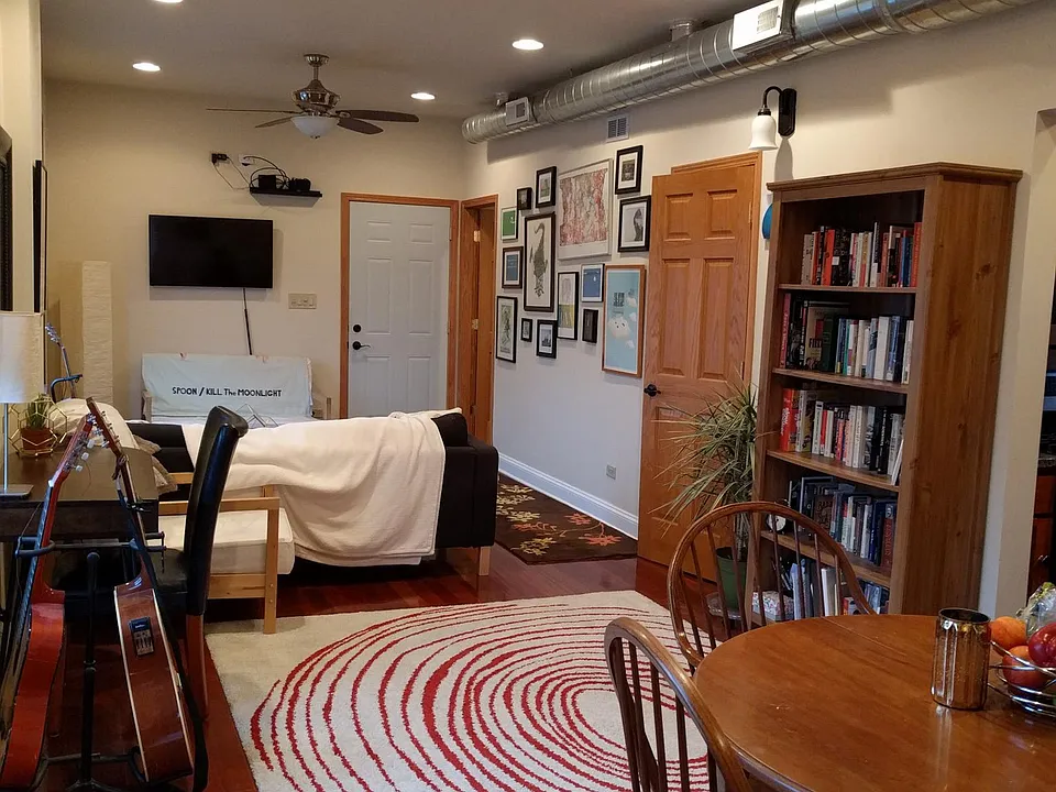 View of Living and Dinning Room from rear Bedroom