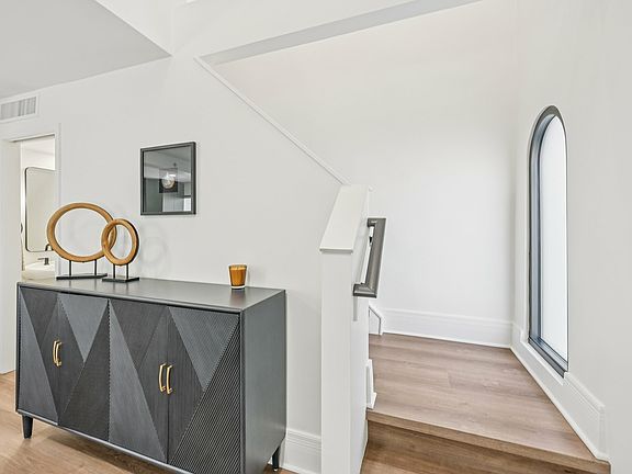 Stairwell & Arched Window Feature