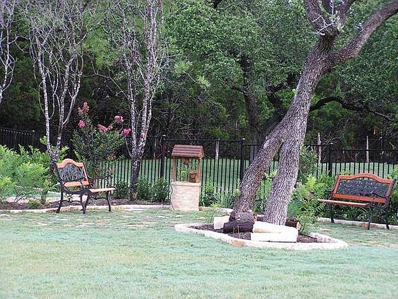 Outdoor reading area