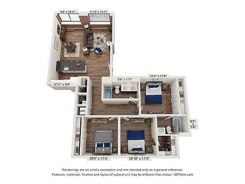 Floor plan The Gold