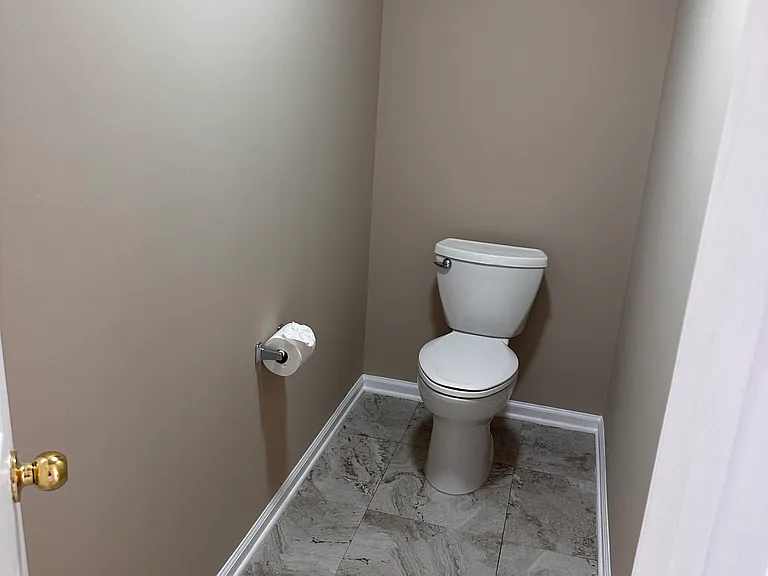 Master bathroom's toilet room