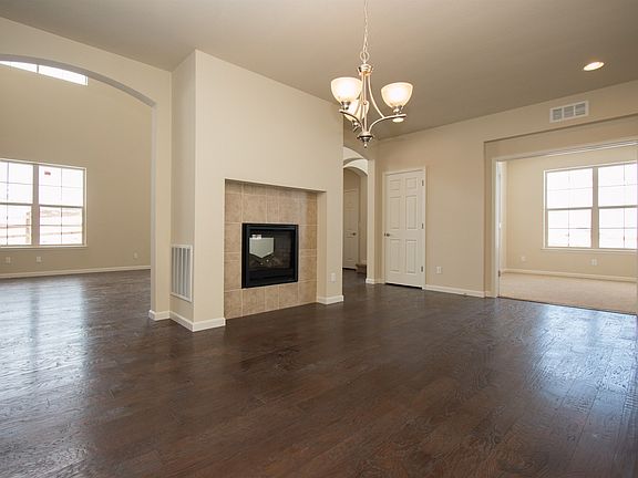 Formal Dining Room with Two-way Fireplace