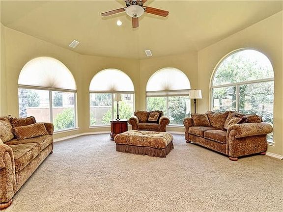 Upstairs living area