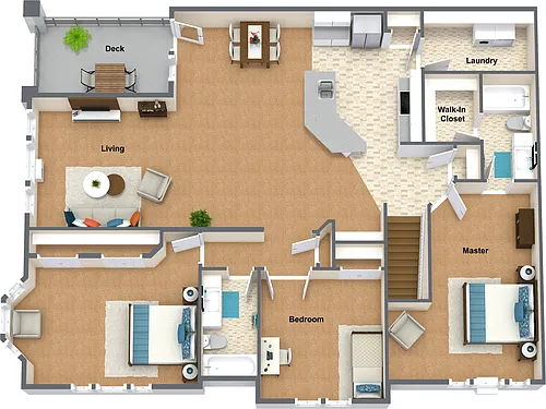 Floor plan Dolcetto- Townhome