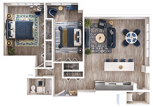 Floor plan B1A