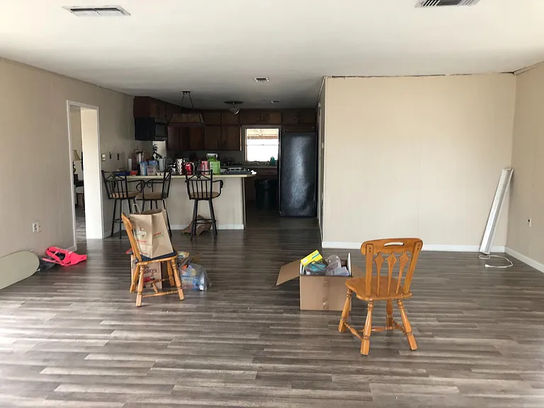 Den and Dining adjacent to Kitchen