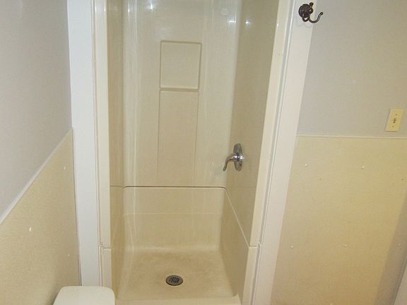 Clean bath, new flooring