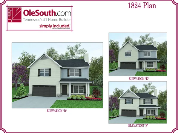 1824 Elevation DEF Plan, Woodruff Cove