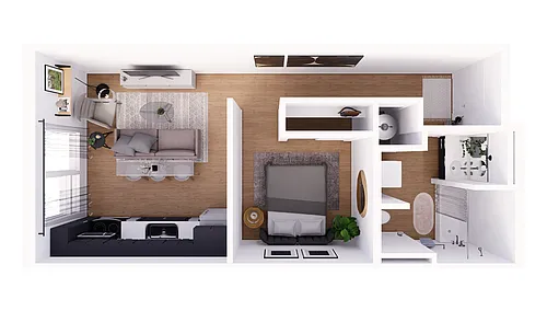 Floor plan Studio