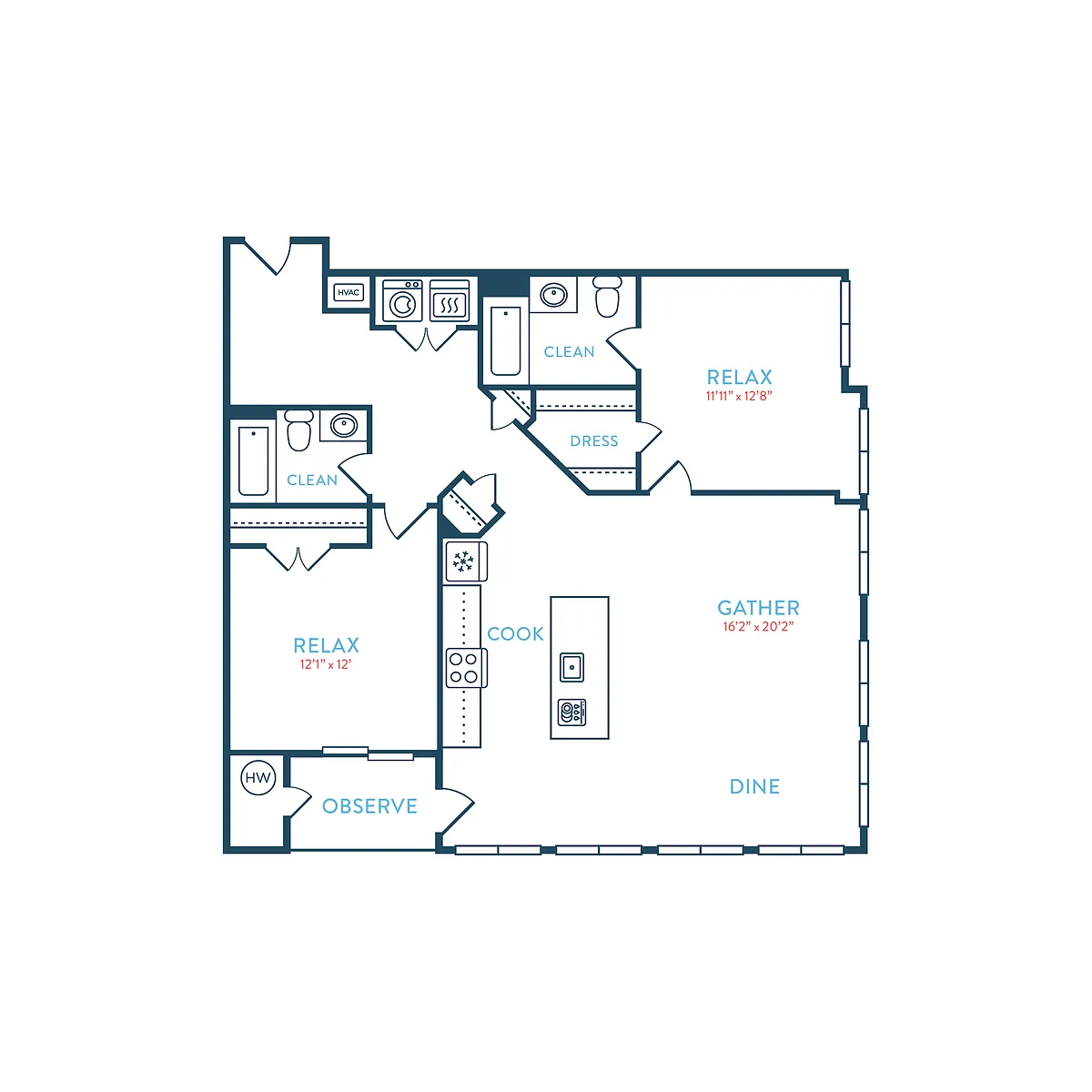 Floor plan Quincy B2B