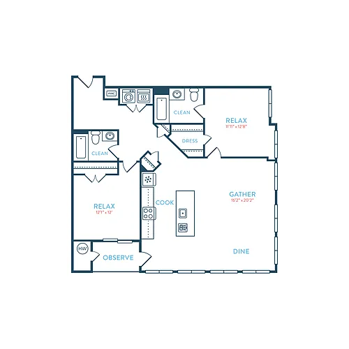 Floor plan Quincy B2B
