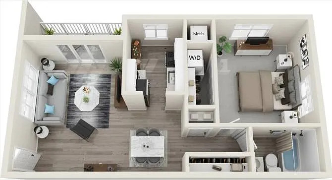 Floor plan The Monroe