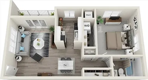 Floor plan The Monroe