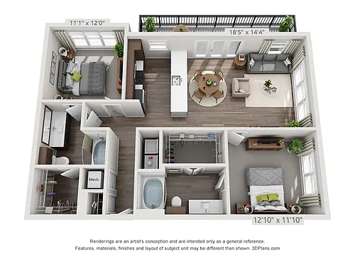 Floor plan Silver Oak 6B1