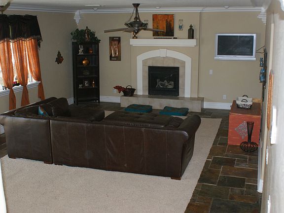 Family room off kitchen