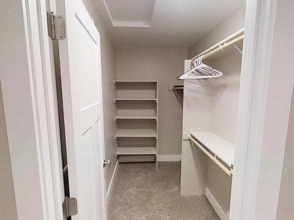 Master walk-in closet