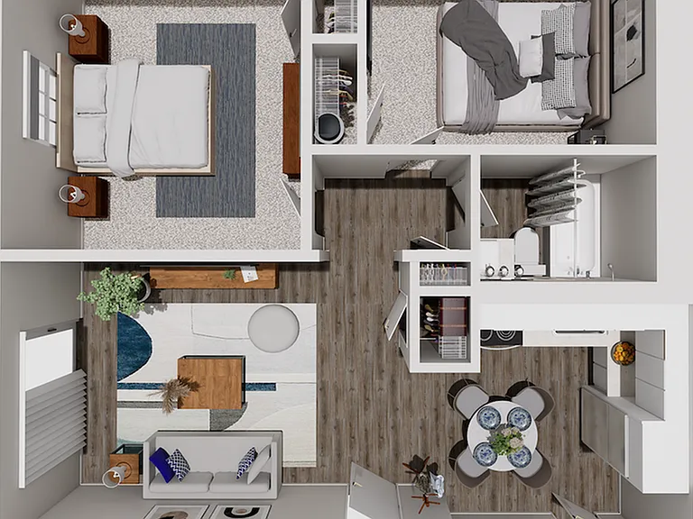 2 C Floor Plan. 2 Bedroom/2 Bath 2 C Floor Plan. 2 Bedroom/2 Bath