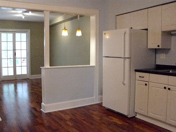 View from kitchen toward living room
