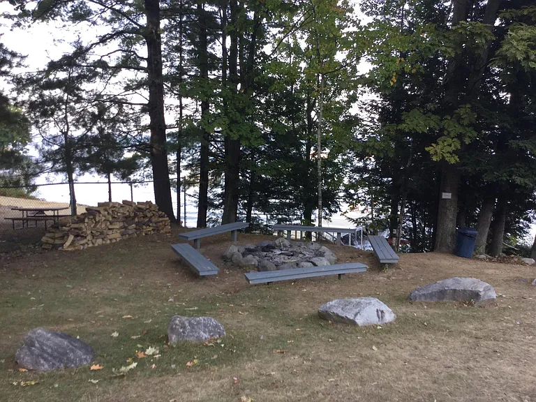 Community firepit for nightly smores