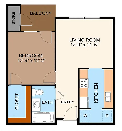 Floor plan A1