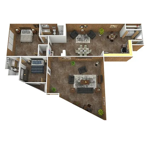 Floor plan Clark Gable