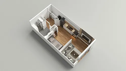 Floor plan Studio A