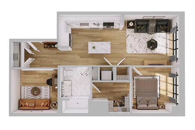 Floor plan A1D