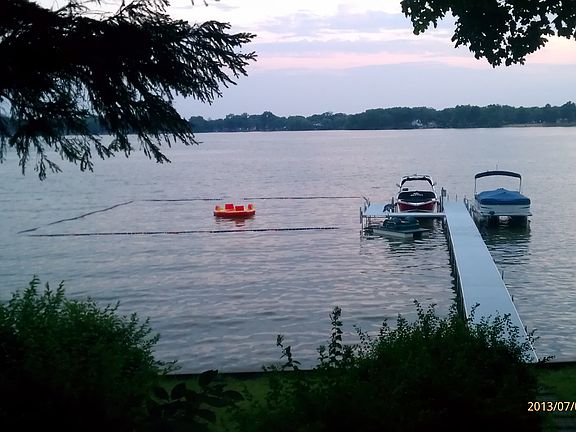110' pier with swim area