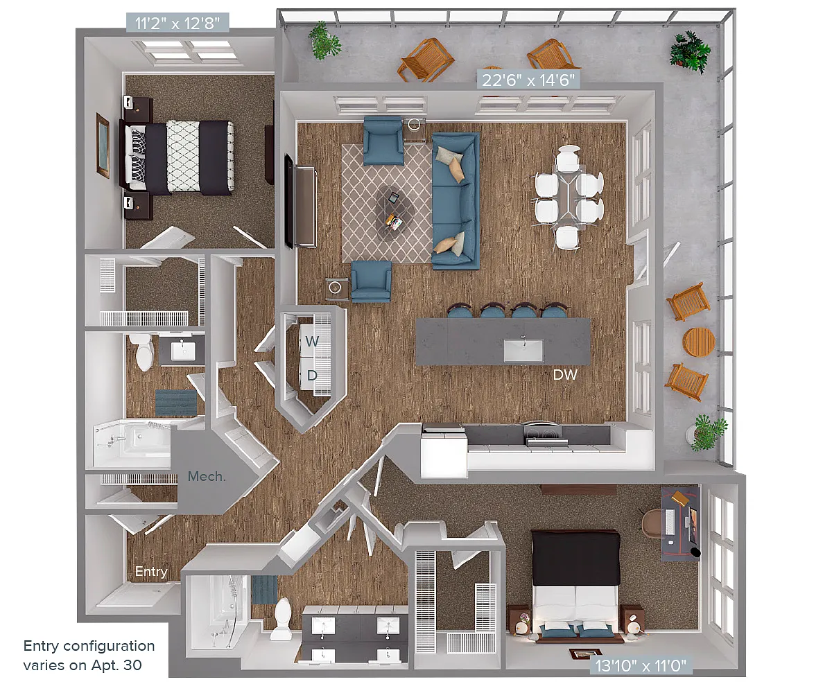 Floor plan BM15-D2-1263