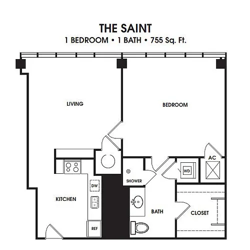 Floor plan SAINT