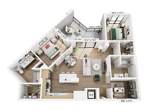 Floor plan B21