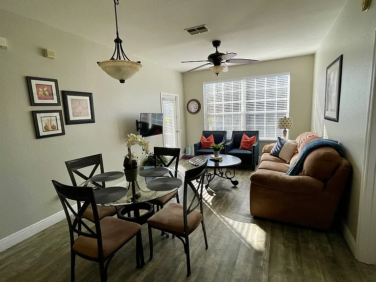 Dining and Living Room area