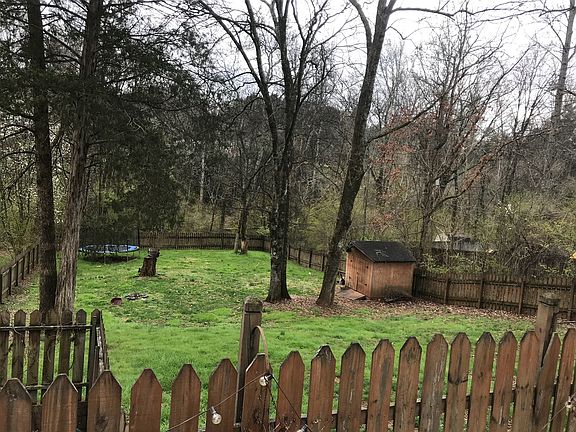 Large private back yard