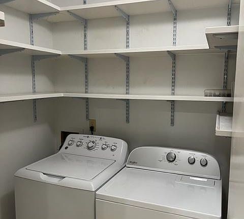 Pantry with included washer/dryer