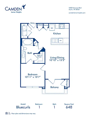 Floor plan Bluecurls