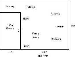 1245 Floor Plan