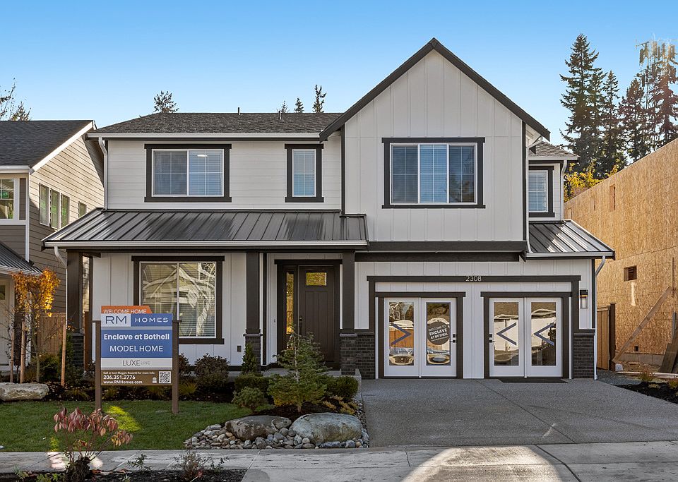 3070 sq.ft. plan model home at Enclave at Bothell